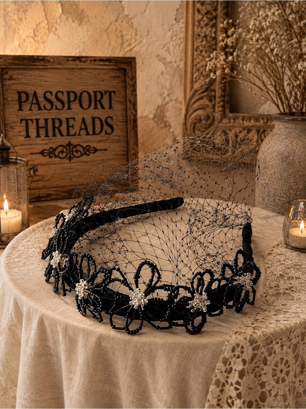 Curried Myrrh Nova Veil Headband New in Box